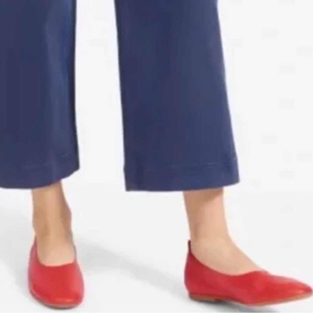 Everlane Red Flats
